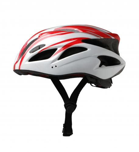 Hochwertiger Fahrradhelm in Rot fr stylische und sichere Fahrten